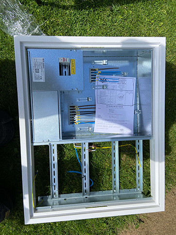 Domovní rozvaděč včetně přívodu z HDS